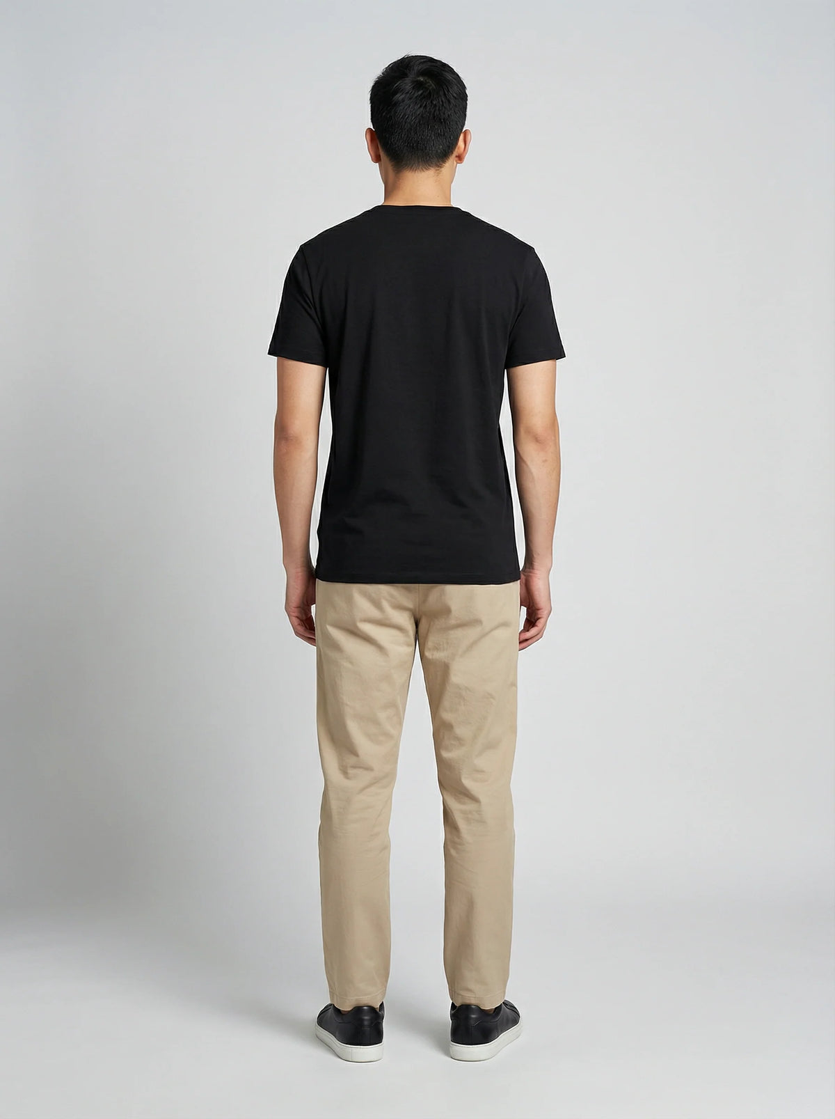 T-shirt en coton noir – Made in France
