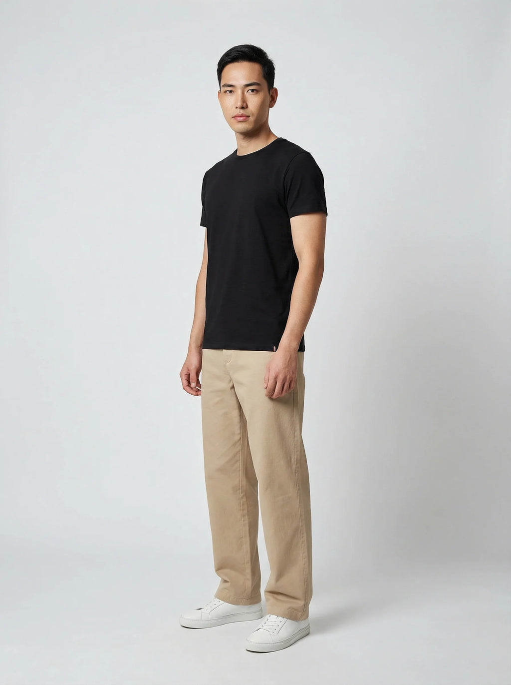 T-shirt en coton noir – Made in France