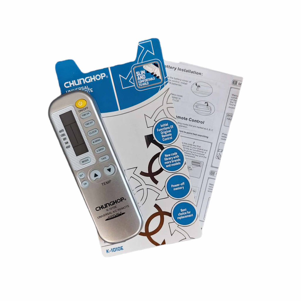 NNEDSZ Air Conditioner AC Remote Control Silver - For XINLE YAIR YAOMA YIDONG YORK