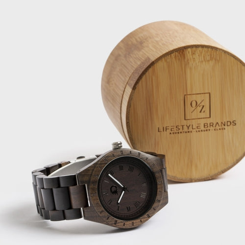 Montre homme en bois