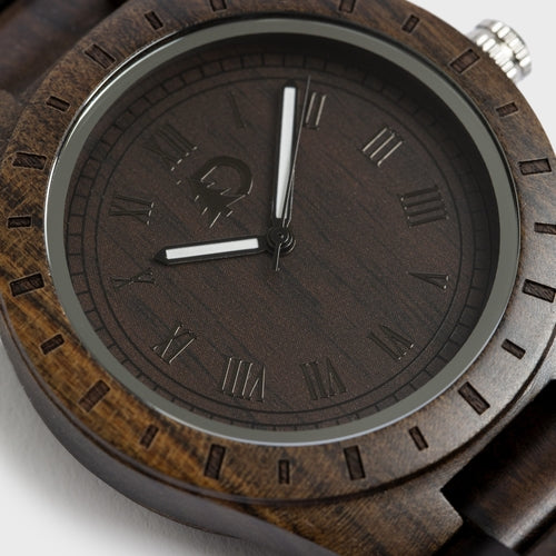 Montre homme en bois