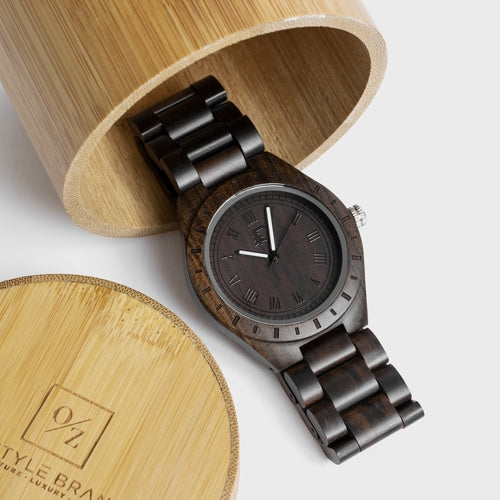 Montre homme en bois