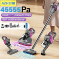 NNETM 2-in-1 Stick Vacuum Cleaner – 45555Pa Powerful Suction, USB Rechargeable, Lightweight for Home, Car, Pet Hair & Wet/Dry Cleaning