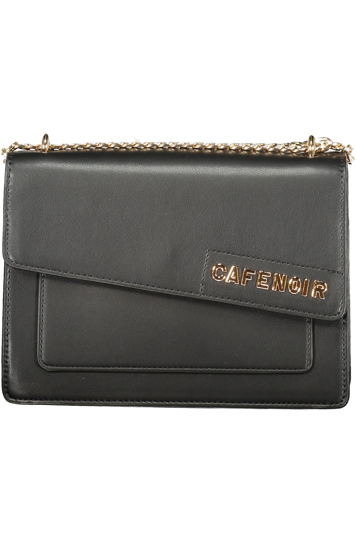 Sac porté épaule femme noir Cafènoir – chaîne