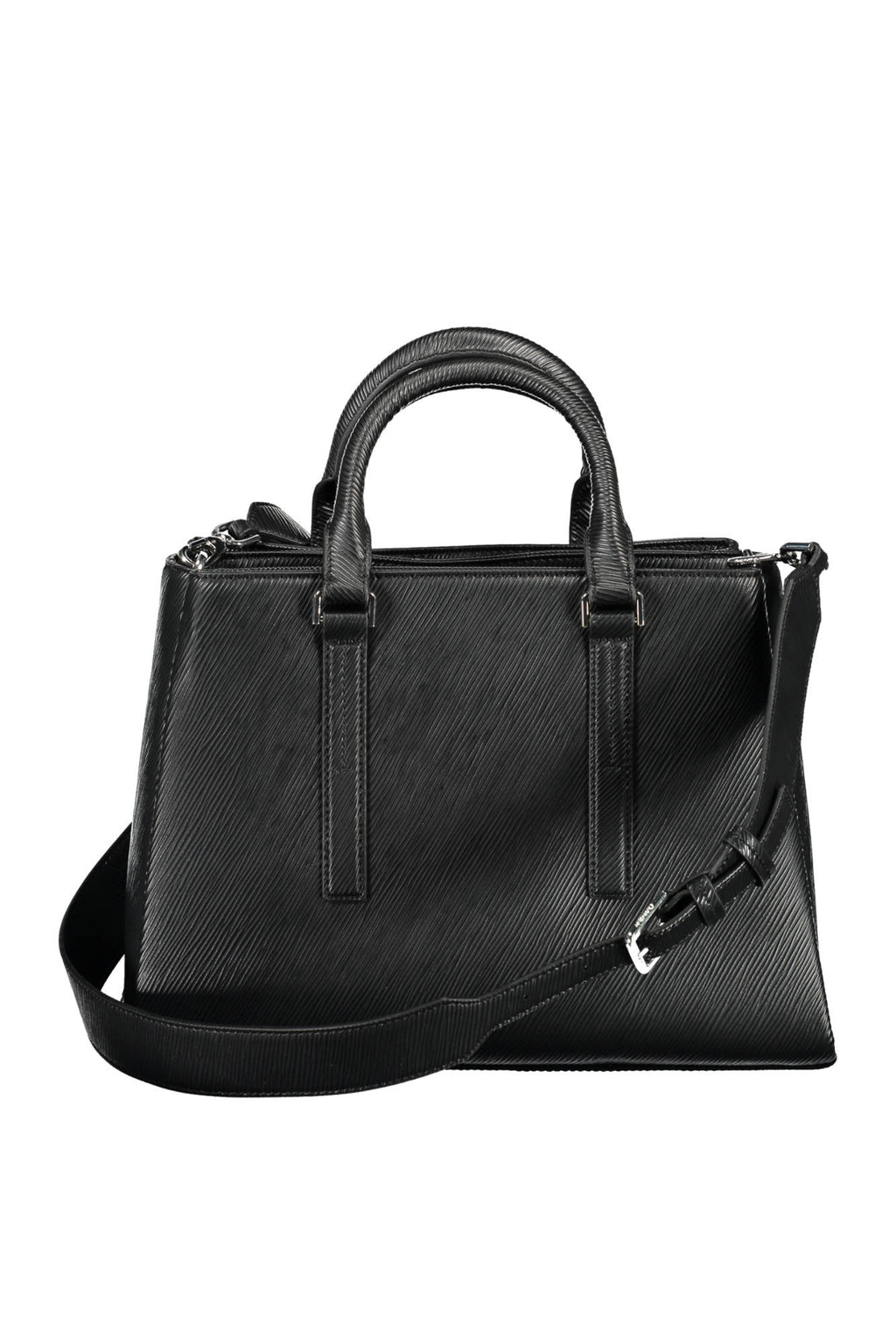 Sac femme noir Calvin Klein – 2 anses, fermeture à clip