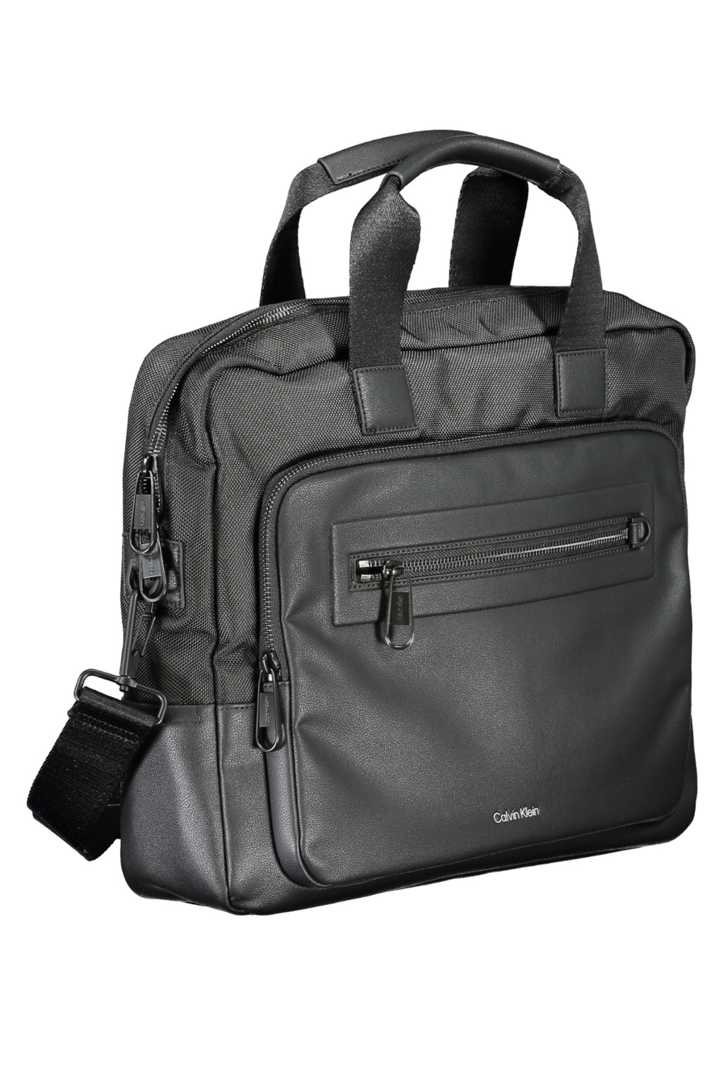 Porte-documents homme noir Calvin Klein – 2 poches extérieures