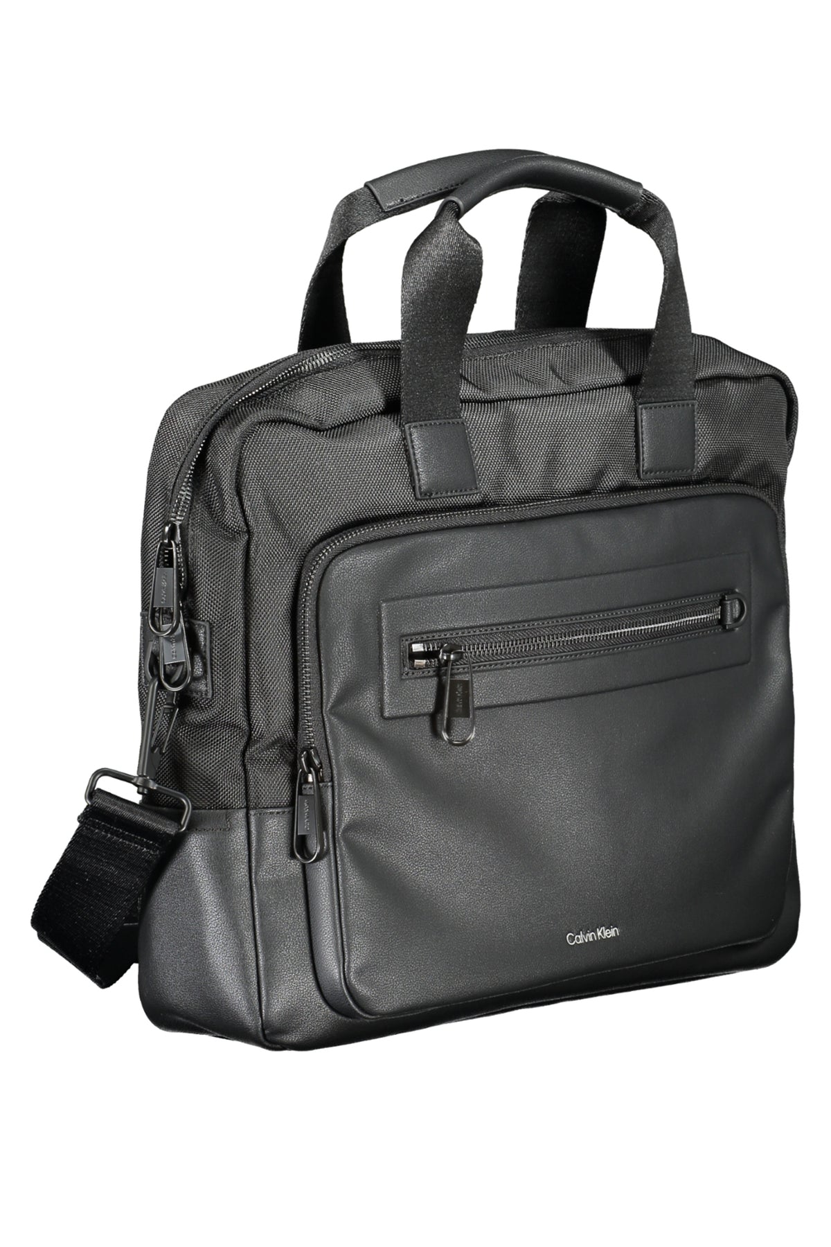 Porte-documents homme noir Calvin Klein – 2 poches extérieures