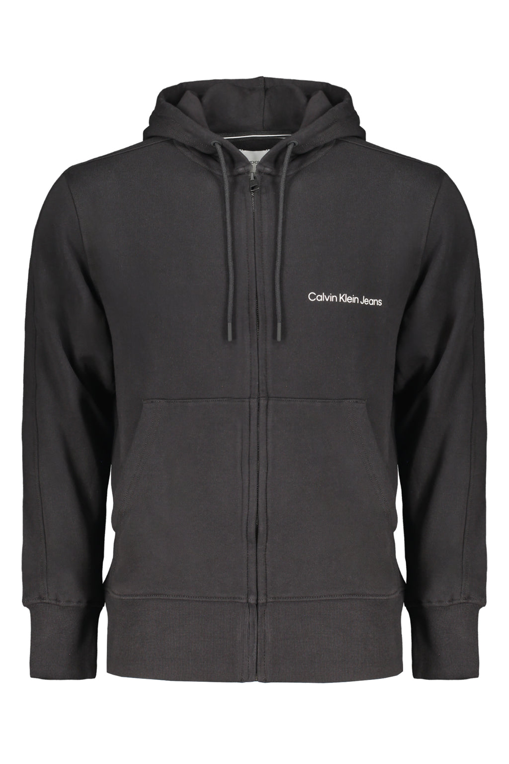 Sweat zippé homme Calvin Klein noir