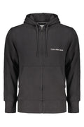 Sweat zippé homme Calvin Klein noir