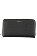 Portefeuille femme noir Calvin Klein – 3 compartiments, RFID