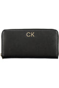 Portefeuille femme noir Calvin Klein – zippé, recyclé