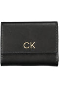 Portefeuille femme noir Calvin Klein – poche extérieure