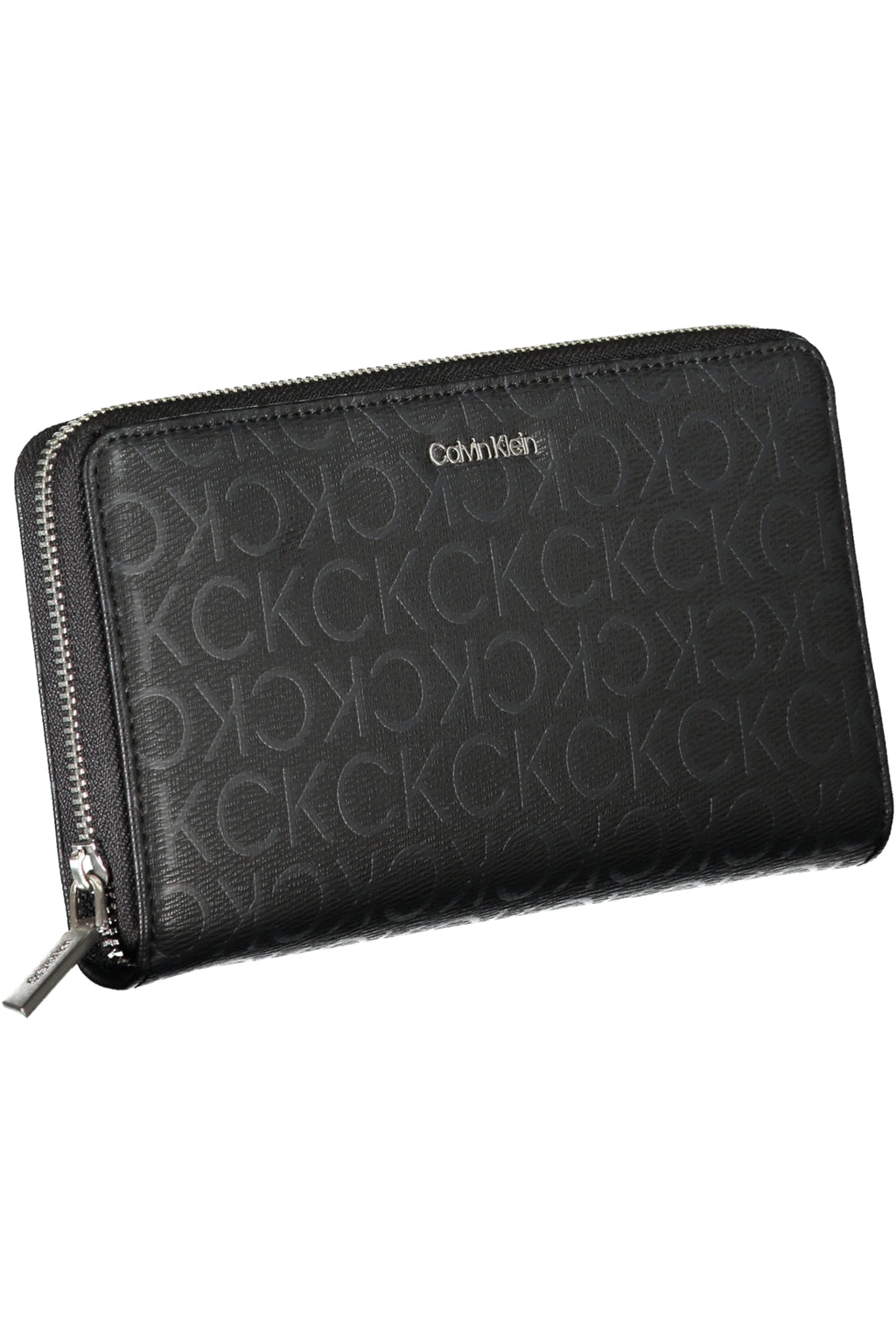 Portefeuille femme noir Calvin Klein – 3 compartiments, RFID