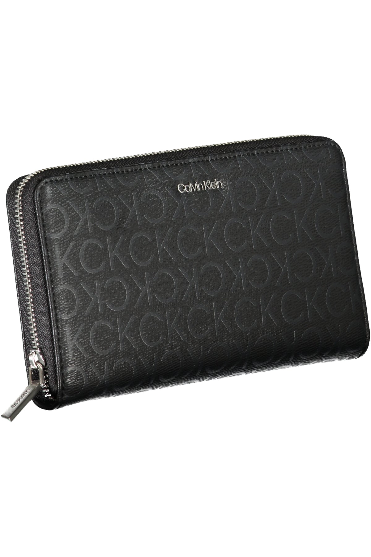 Portefeuille femme noir Calvin Klein – 3 compartiments, RFID
