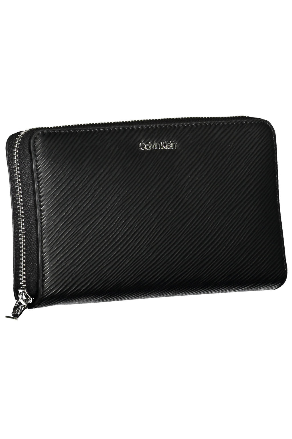 Portefeuille femme noir Calvin Klein – détails contrastants