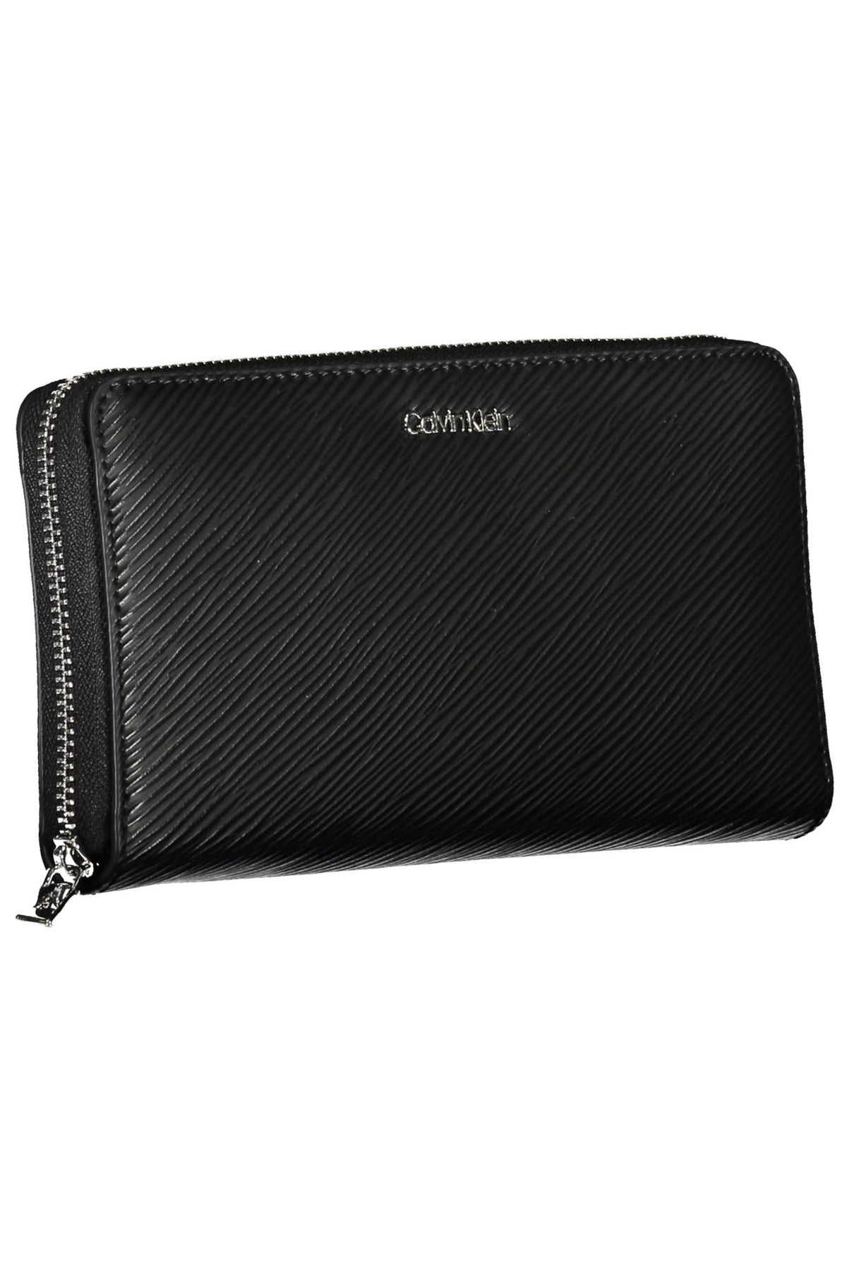 Portefeuille femme noir Calvin Klein – détails contrastants