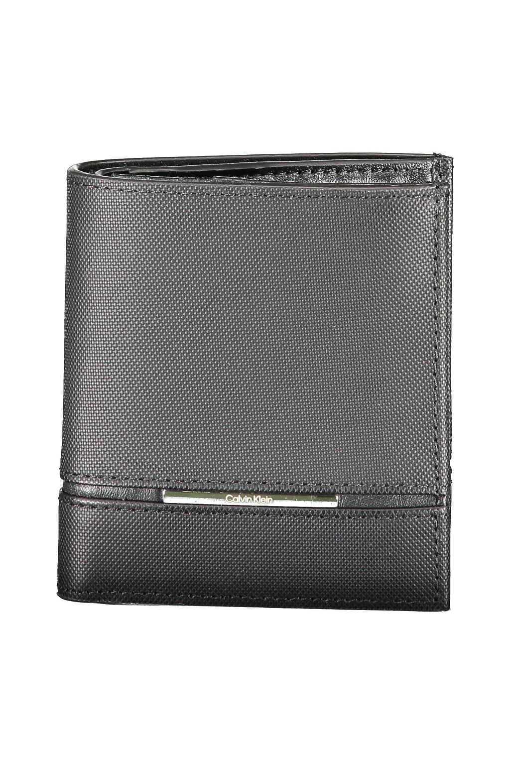 Portefeuille homme noir Calvin Klein – détails contrastants, 2 compartiments