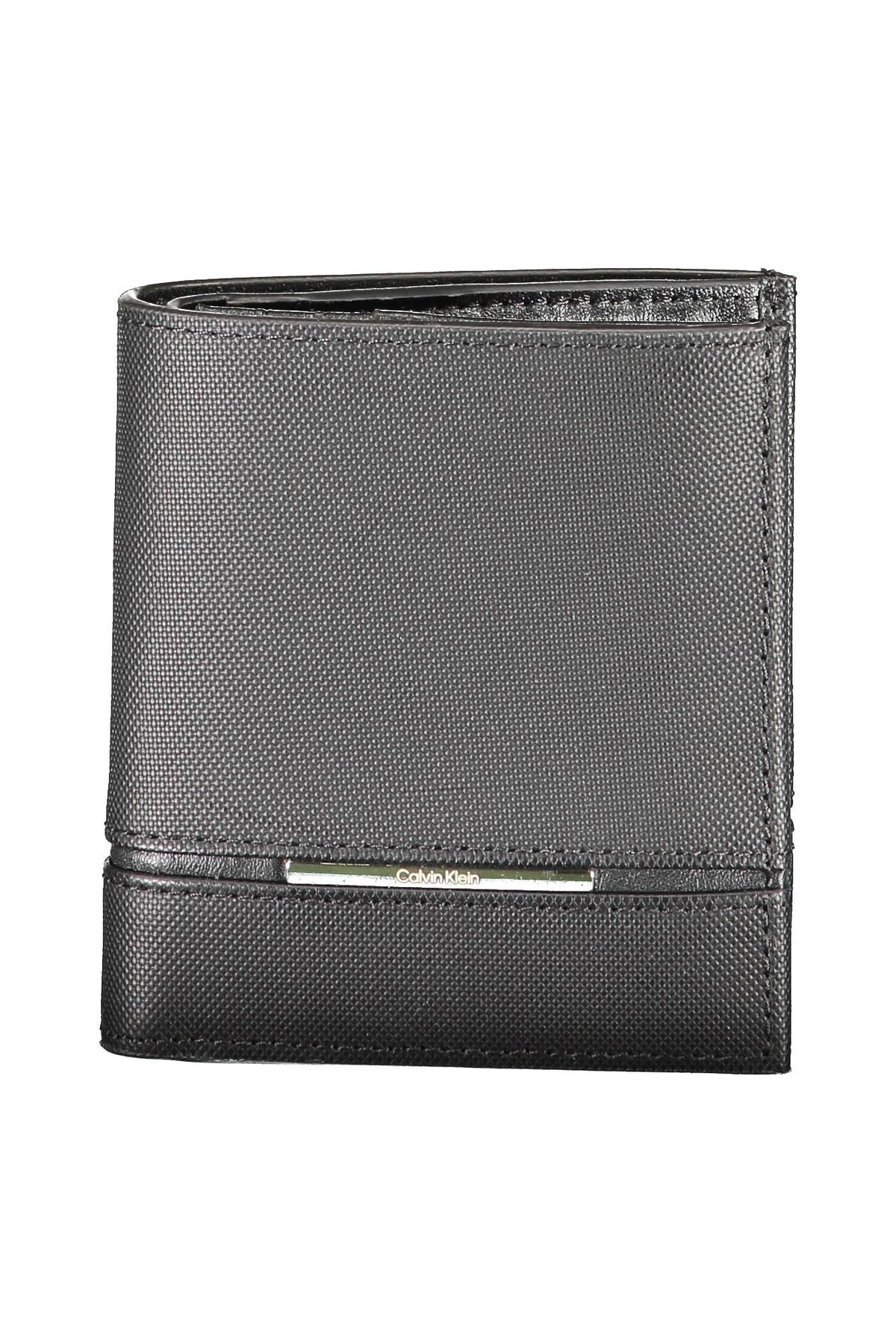 Portefeuille homme noir Calvin Klein – détails contrastants, 2 compartiments