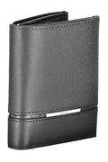 Portefeuille homme noir Calvin Klein – détails contrastants, 2 compartiments