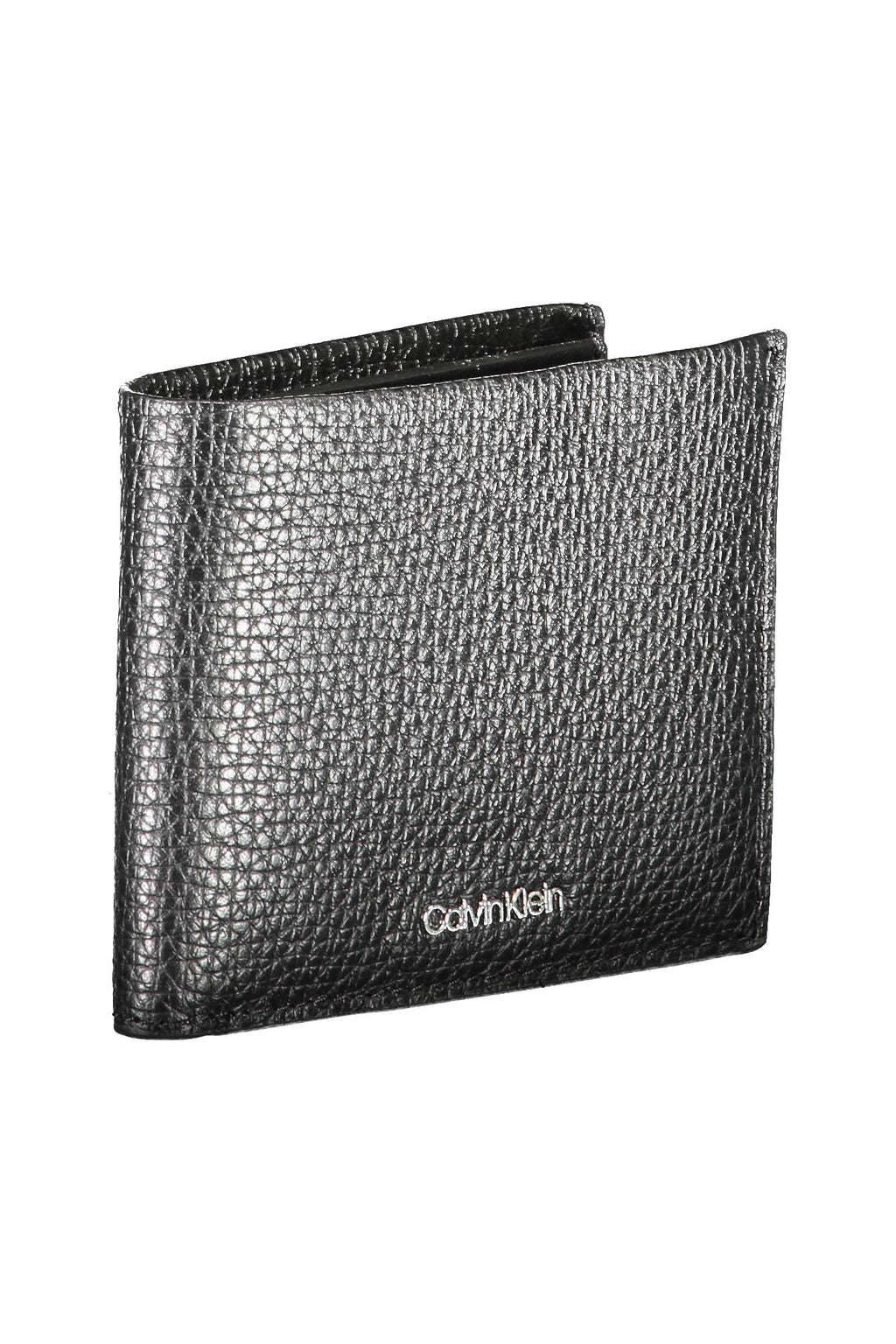 Portefeuille homme noir Calvin Klein – détails contrastants