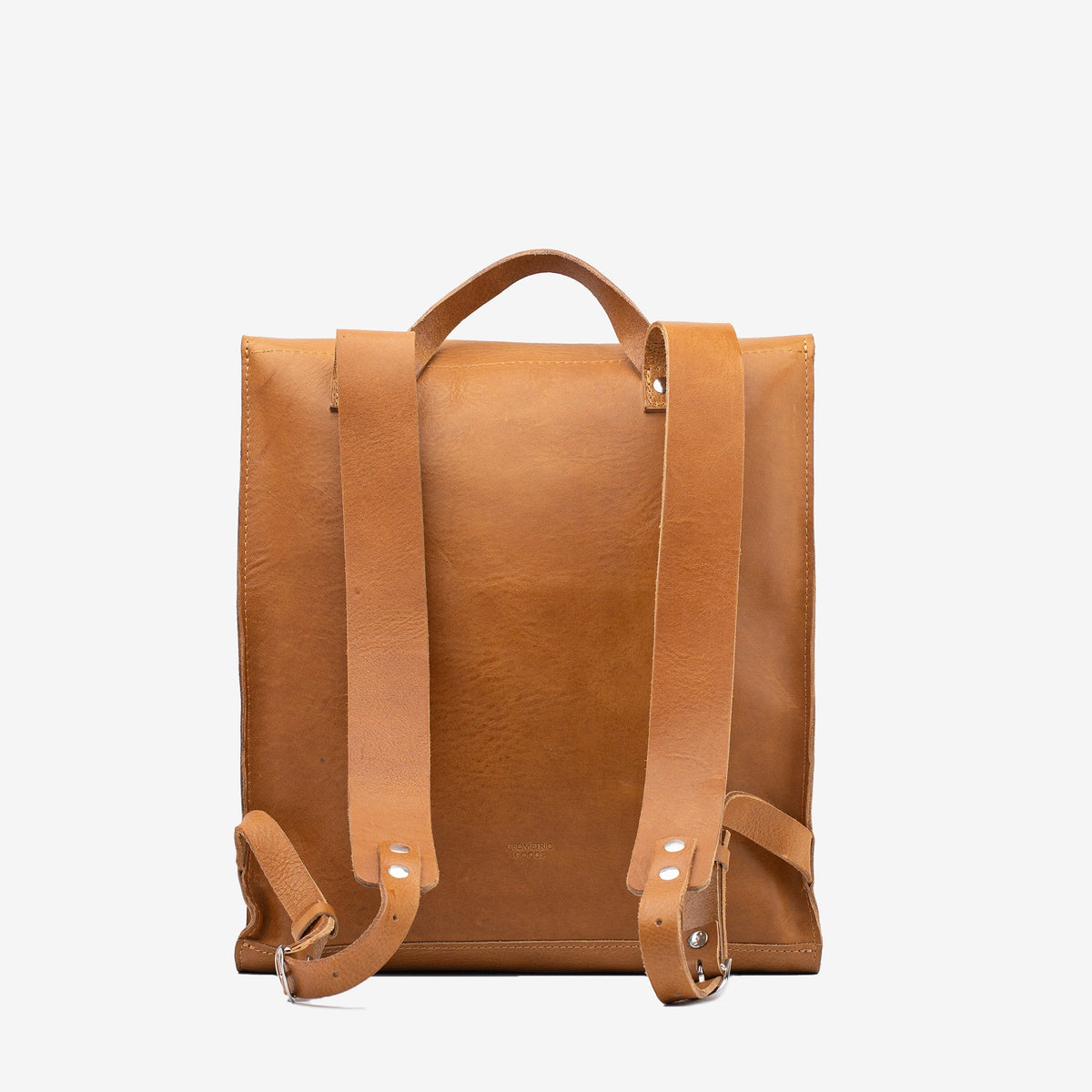 Sac à dos en cuir – Fibonacci (camel)