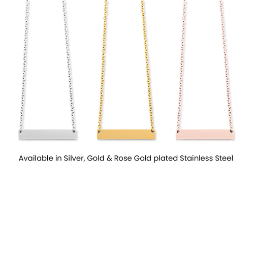 Collier barre horizontale personnalisable Jacki Easlick®