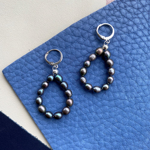 Boucles d'oreilles pendantes perle – modèles variés