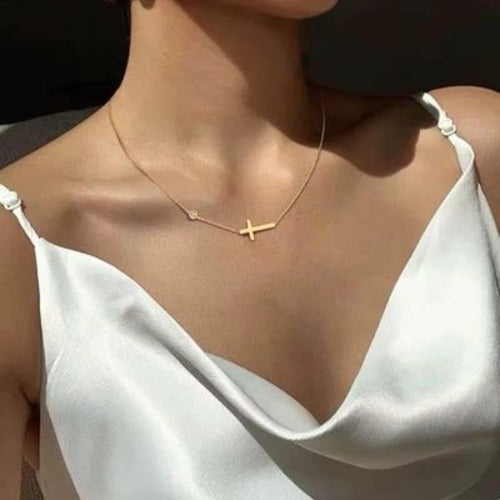 Collier croix