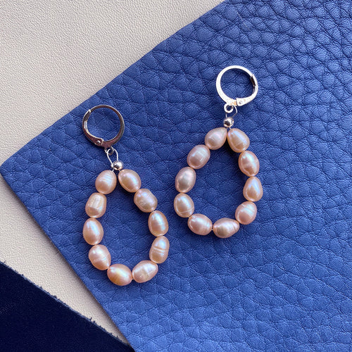 Boucles d'oreilles pendantes perle – modèles variés