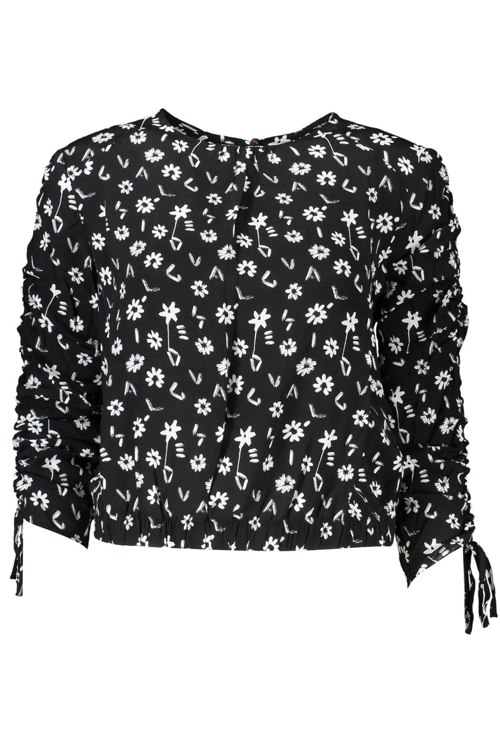 Chemise manches longues femme Desigual noire