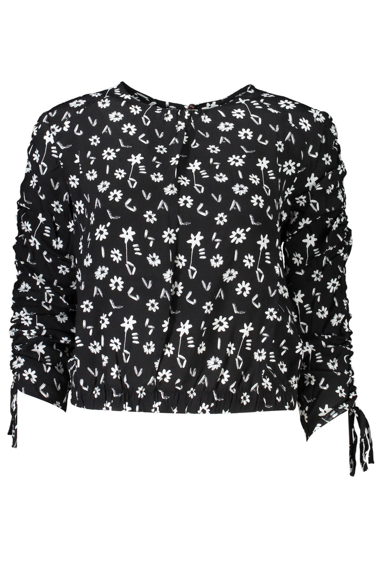 Chemise manches longues femme Desigual noire