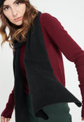 Écharpe unisex en cachemire noir - UNI 1