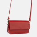 Sac bandoulière en cuir – Curie (rouge)