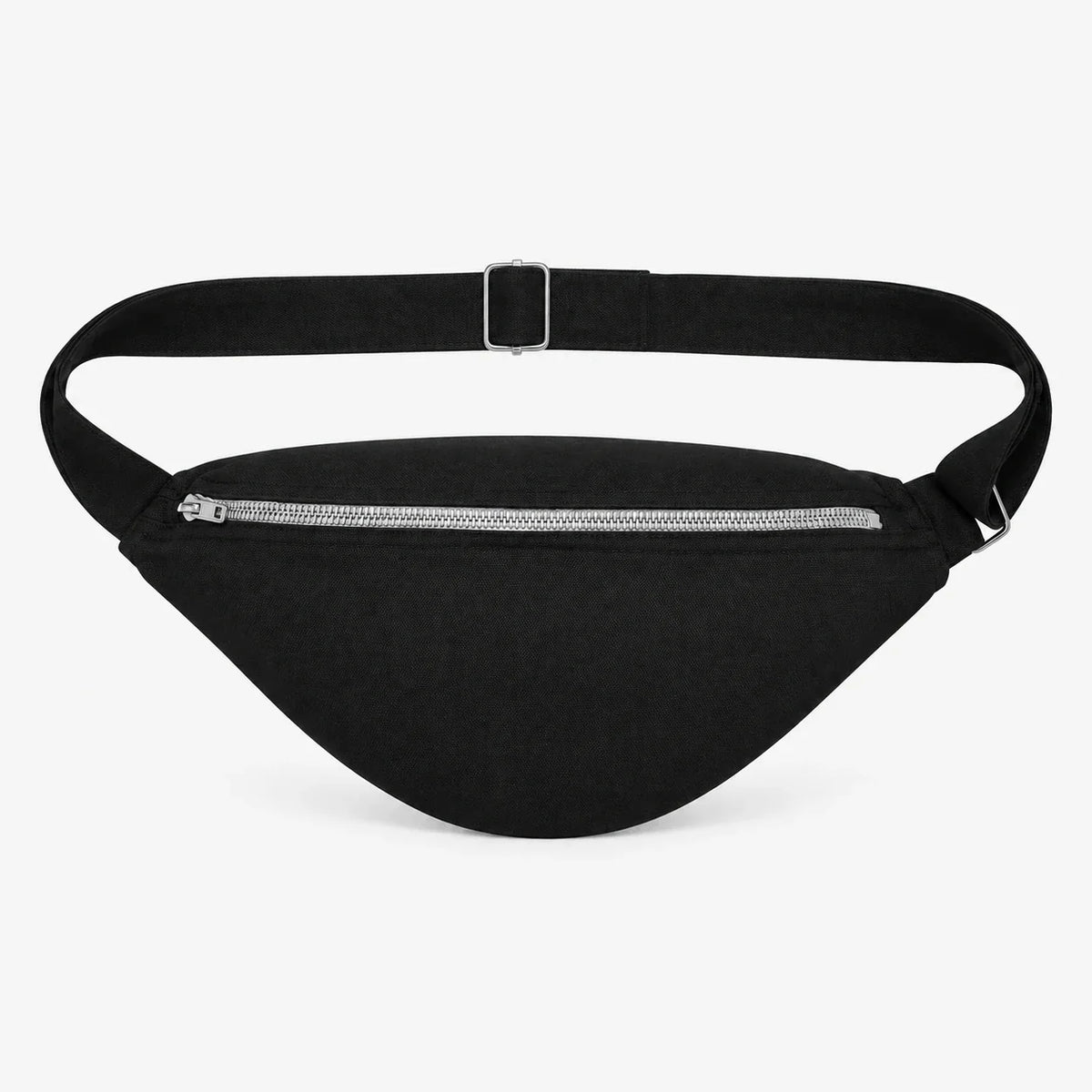 Sac banane L’Essentiel en coton recyclé noir – Made in France