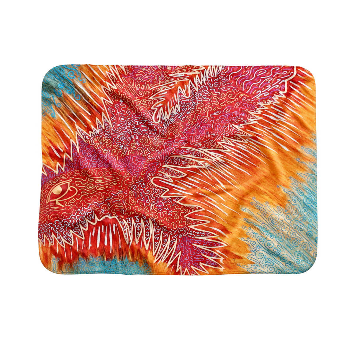 Fire Throw Blanket