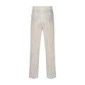 Pantalon à pinces en lin blanc – Made in France