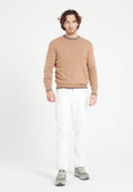 Pull col rond homme en cachemire camel - LUKE 2