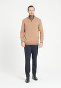 Pull camionneur homme en cachemire camel - LUKE 4
