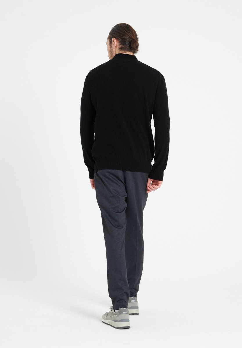 Pull camionneur homme en cachemire noir - LUKE 4