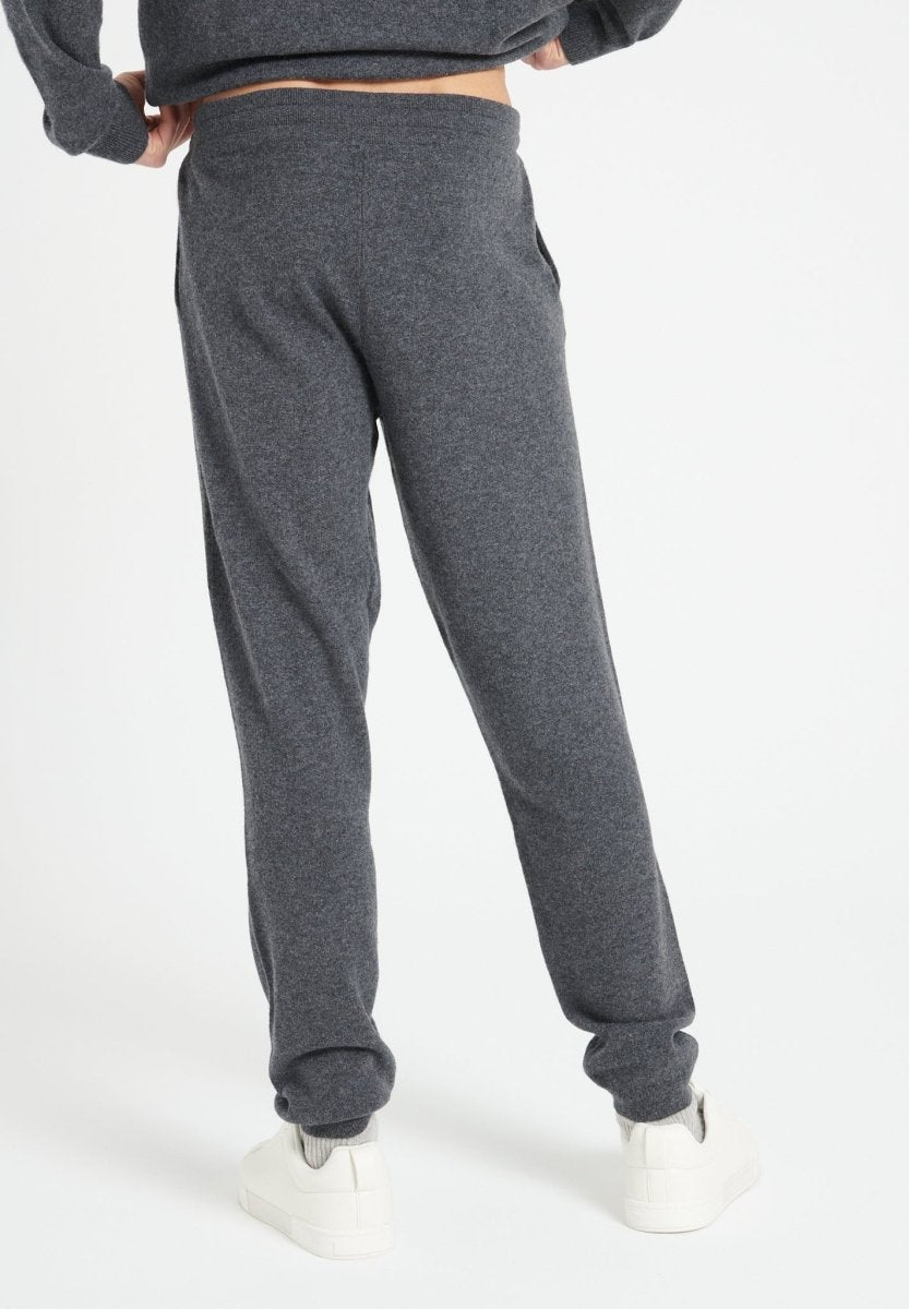 Pantalon homme en cachemire gris anthracite - LUKE 7