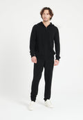 Pantalon homme en cachemire noir - LUKE 7