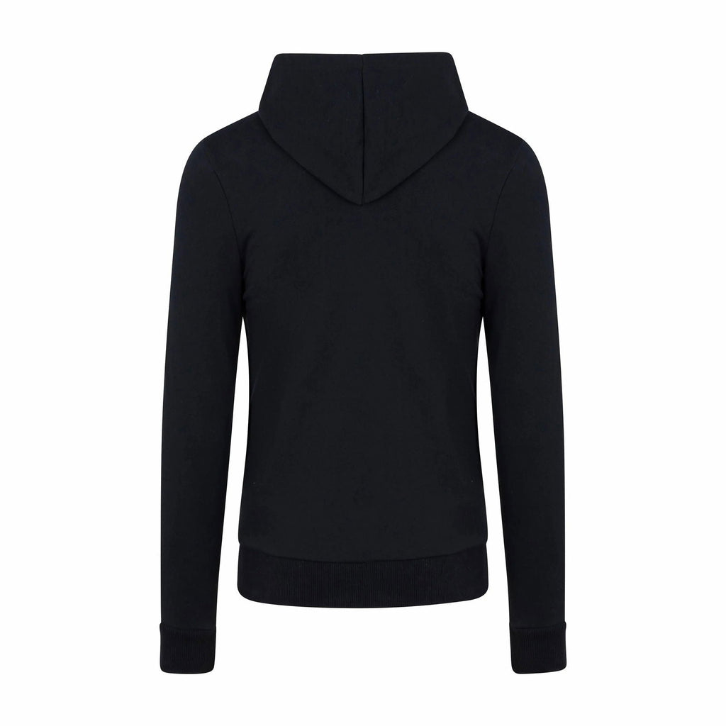 Sweat à capuche en coton bio noir – Made in France
