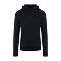 Sweat à capuche en coton bio noir – Made in France