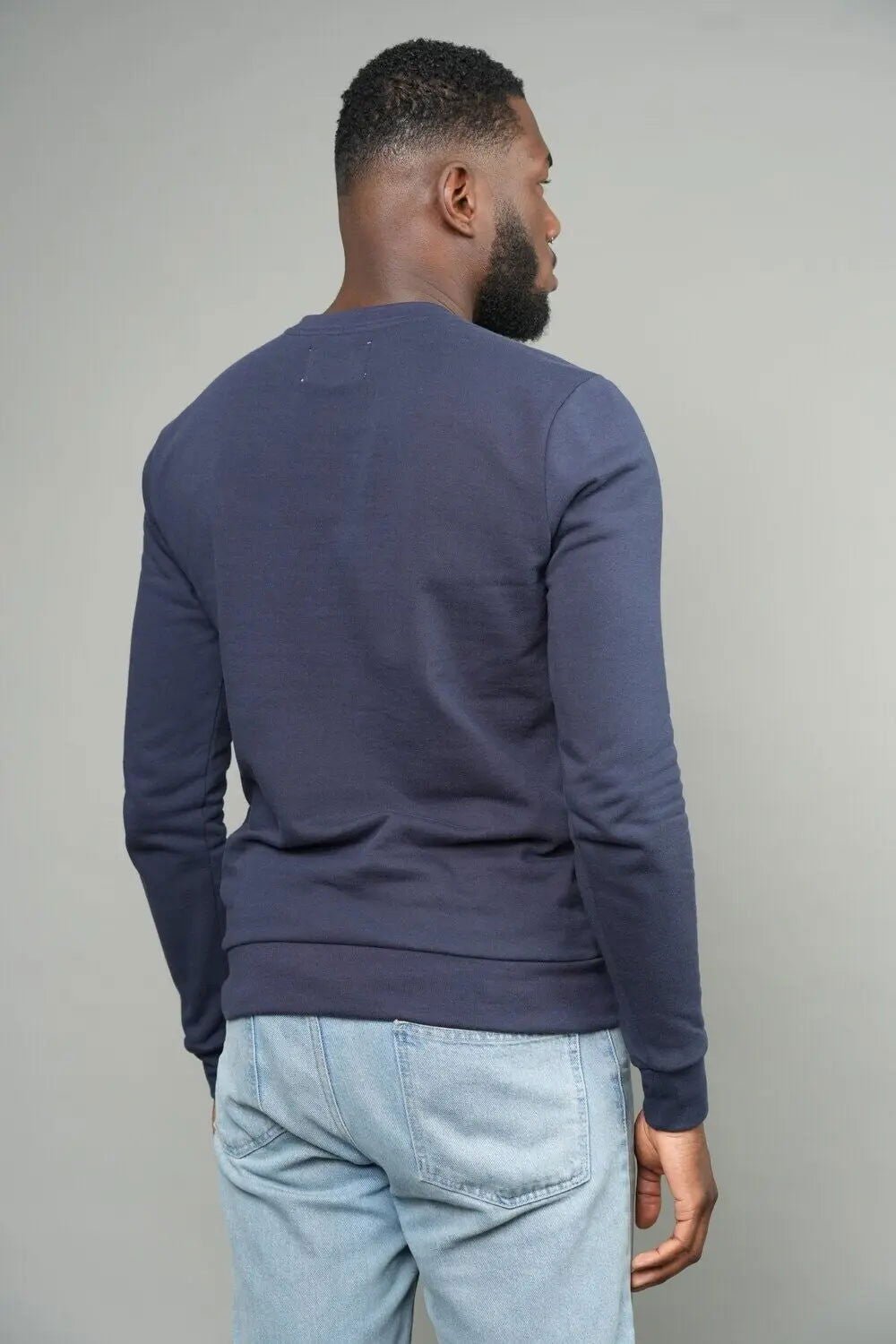 Sweat en coton bio bleu – Made in France