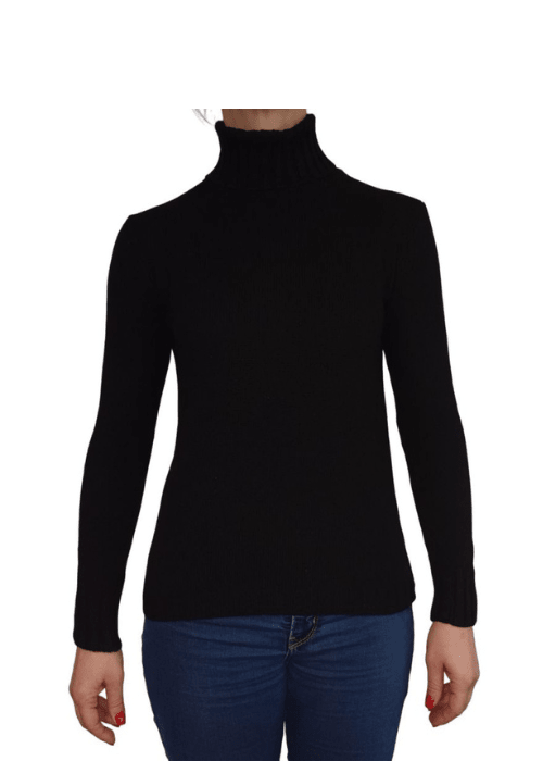 Pull col montant femme en cachemire régénéré – Lanaioli