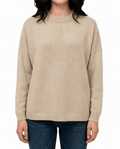 Pull oversize col rond femme en cachemire régénéré – Lanaioli