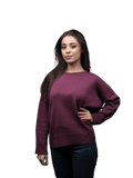 Pull col rond femme en laine mérinos extrafine – Lanaioli