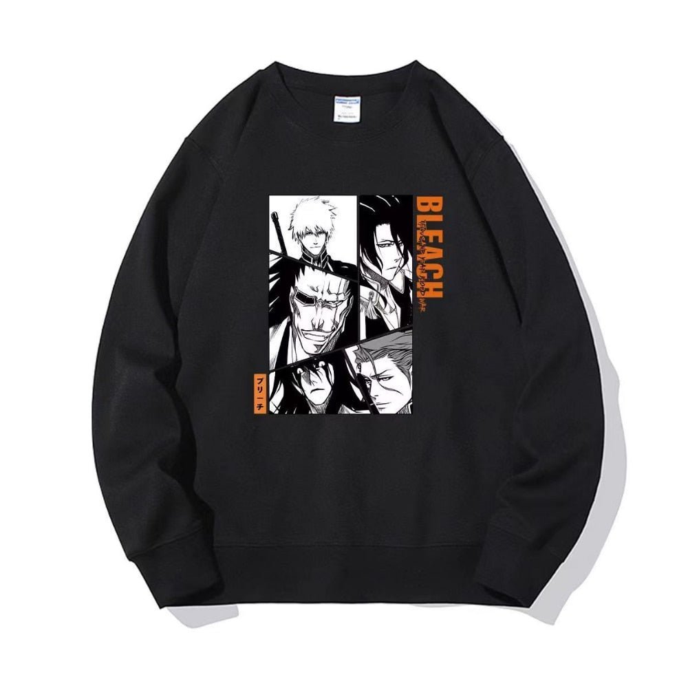 Bleach Simple Big Characters Sweatshirts-2