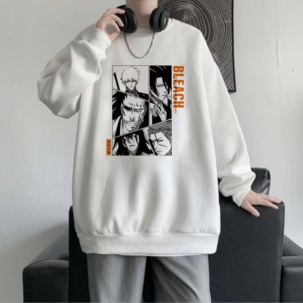 Bleach Simple Big Characters Sweatshirts-3