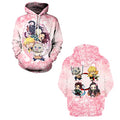 Demon Slayer Pink Chibi Tanjiro Team Hoodie-2